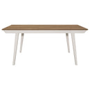  Coaster Furniture Nogales 122301 Rectangular 71-inch Wood Dining Table - Off White IMAGE 3