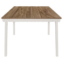  Coaster Furniture Nogales 122301 Rectangular 71-inch Wood Dining Table - Off White IMAGE 4
