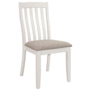  Coaster Furniture Nogales 122302 Wood Dining Side Chair - Off White IMAGE 1