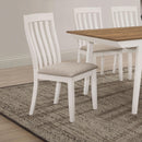  Coaster Furniture Nogales 122302 Wood Dining Side Chair - Off White IMAGE 2