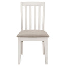  Coaster Furniture Nogales 122302 Wood Dining Side Chair - Off White IMAGE 3