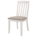  Coaster Furniture Nogales 122302 Wood Dining Side Chair - Off White IMAGE 4