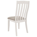  Coaster Furniture Nogales 122302 Wood Dining Side Chair - Off White IMAGE 6