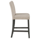  Coaster Furniture Alba 123129 Boucle Upholstered Counter Chair - Beige IMAGE 9