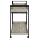  Coaster Furniture Ventura 181005 1-Drawer Engineered Wood Bar Cart - Grey Driftwood IMAGE 5