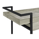  Coaster Furniture Ventura 181005 1-Drawer Engineered Wood Bar Cart - Grey Driftwood IMAGE 9