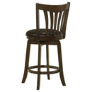  Coaster Furniture Lambert 182508 Wood Counter Height Swivel Bar Chair - Dark Cherry IMAGE 6