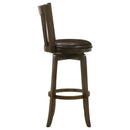  Coaster Furniture Lambert 182509 Wood Pub Height Swivel Bar Chair - Dark Cherry IMAGE 8