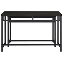  Coaster Furniture Hawes 182724 4-piece Multipurpose Counter Height Table Set - Black IMAGE 8