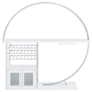  Coaster Furniture Risley 182798 2-door Circular LED Home Bar Cabinet - White High Gloss IMAGE 13