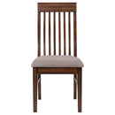  Coaster Furniture Briarwood 182992 Wood Dining Side Chair - Mango Oak IMAGE 3