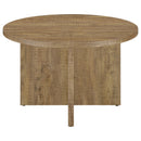  Coaster Furniture Jamestown 183021 Round 47-inch Composite Wood Dining Table - Mango IMAGE 3