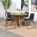  Coaster Furniture Jamestown 183021 Round 47-inch Composite Wood Dining Table - Mango IMAGE 6