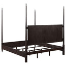  Coaster Furniture Emberlyn 223061Q Wood Queen Poster Bed - Brown IMAGE 7