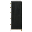  Coaster Furniture Arini 224335 5-Drawer Bedroom Chest - Black IMAGE 5