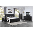  Coaster Furniture Brookmead 224711Q Wood Queen Panel Bed - Black IMAGE 5