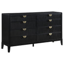  Coaster Furniture Brookmead 224713 8-Drawer Dresser - Black IMAGE 1