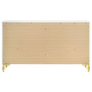  Coaster Furniture Lucia 224733 6-Drawer Dresser Cabinet - White IMAGE 7