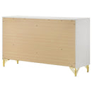  Coaster Furniture Lucia 224733 6-Drawer Dresser Cabinet - White IMAGE 8