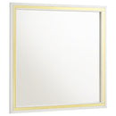  Coaster Furniture Lucia 224734 Dresser Mirror - White IMAGE 1