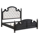  Coaster Furniture Celina 224761Q Wood Queen Poster Bed - Black IMAGE 1