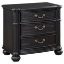  Coaster Furniture Celina 224762 3-Drawer Nightstand - Black IMAGE 1