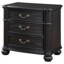  Coaster Furniture Celina 224762 3-Drawer Nightstand - Black IMAGE 3