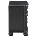  Coaster Furniture Celina 224762 3-Drawer Nightstand - Black IMAGE 8