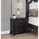  Coaster Furniture Celina 224762 3-Drawer Nightstand - Black IMAGE 9