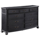  Coaster Furniture Celina 224763 9-Drawer Dresser - Black IMAGE 1
