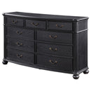  Coaster Furniture Celina 224763 9-Drawer Dresser - Black IMAGE 3