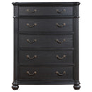  Coaster Furniture Celina 224765 5-Drawer Bedroom Chest - Black IMAGE 2