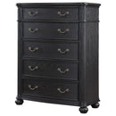  Coaster Furniture Celina 224765 5-Drawer Bedroom Chest - Black IMAGE 3