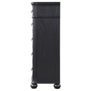  Coaster Furniture Celina 224765 5-Drawer Bedroom Chest - Black IMAGE 4