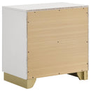  Coaster Furniture Caraway 224772 2-Drawer Nightstand - White IMAGE 6