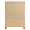  Coaster Furniture Caraway 224775 4-Drawer Bedroom Chest - White IMAGE 7