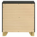  Coaster Furniture Caraway 224782 2-Drawer Nightstand - Black IMAGE 7
