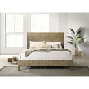  Coaster Furniture Zyla 360181KE Wood Eastern King Panel Bed - Kubu Grey IMAGE 2