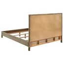  Coaster Furniture Zyla 360181KE Wood Eastern King Panel Bed - Kubu Grey IMAGE 4
