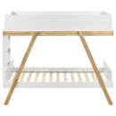  Coaster Furniture Frankie 460570T Wood Twin Over Twin Bunk Bed - White and Natural IMAGE 3