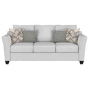 Coaster Furniture Salizar 508581 Upholstered Flared Arm Sofa - Sand IMAGE 2