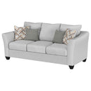 Coaster Furniture Salizar 508581 Upholstered Flared Arm Sofa - Sand IMAGE 3