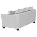  Coaster Furniture Salizar 508581 Upholstered Flared Arm Sofa - Sand IMAGE 5