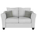  Coaster Furniture Salizar 508582 Upholstered Flared Arm Loveseat - Sand IMAGE 2