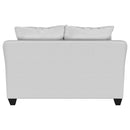  Coaster Furniture Salizar 508582 Upholstered Flared Arm Loveseat - Sand IMAGE 6
