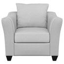  Coaster Furniture Salizar 508583 Upholstered Flared Arm Accent Chair - Sand IMAGE 2