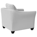  Coaster Furniture Salizar 508583 Upholstered Flared Arm Accent Chair - Sand IMAGE 7
