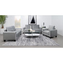  Coaster Furniture Davis 509634 Upholstered Rolled Arm Sofa - Grey IMAGE 9