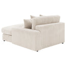  Coaster Furniture Blaine 509899 Upholstered Reversible Chaise Sectional Sofa - Sand IMAGE 13