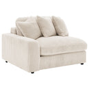  Coaster Furniture Blaine 509899 Upholstered Reversible Chaise Sectional Sofa - Sand IMAGE 14